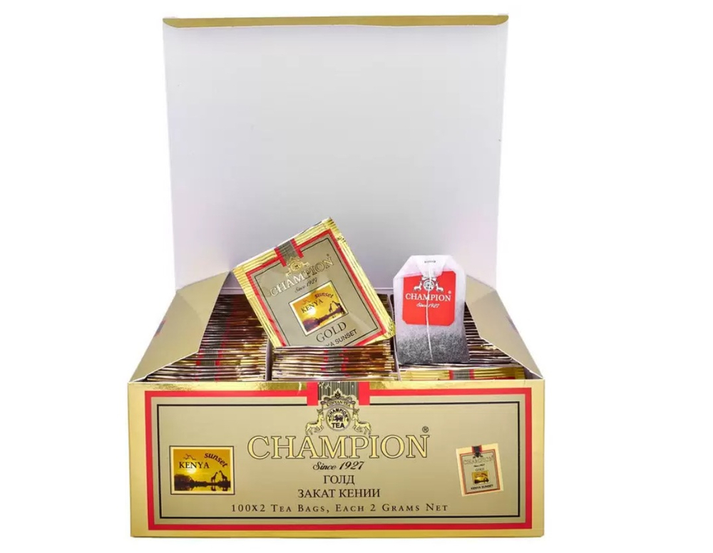 Чай Чемпион Закат Кении (в конверте) 100 пакет.