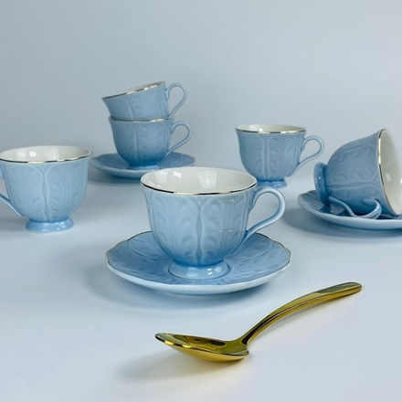 Lenardi 181-231 Кофейный набор 12пр. 95 мл в под.уп.(х12)Фарфор