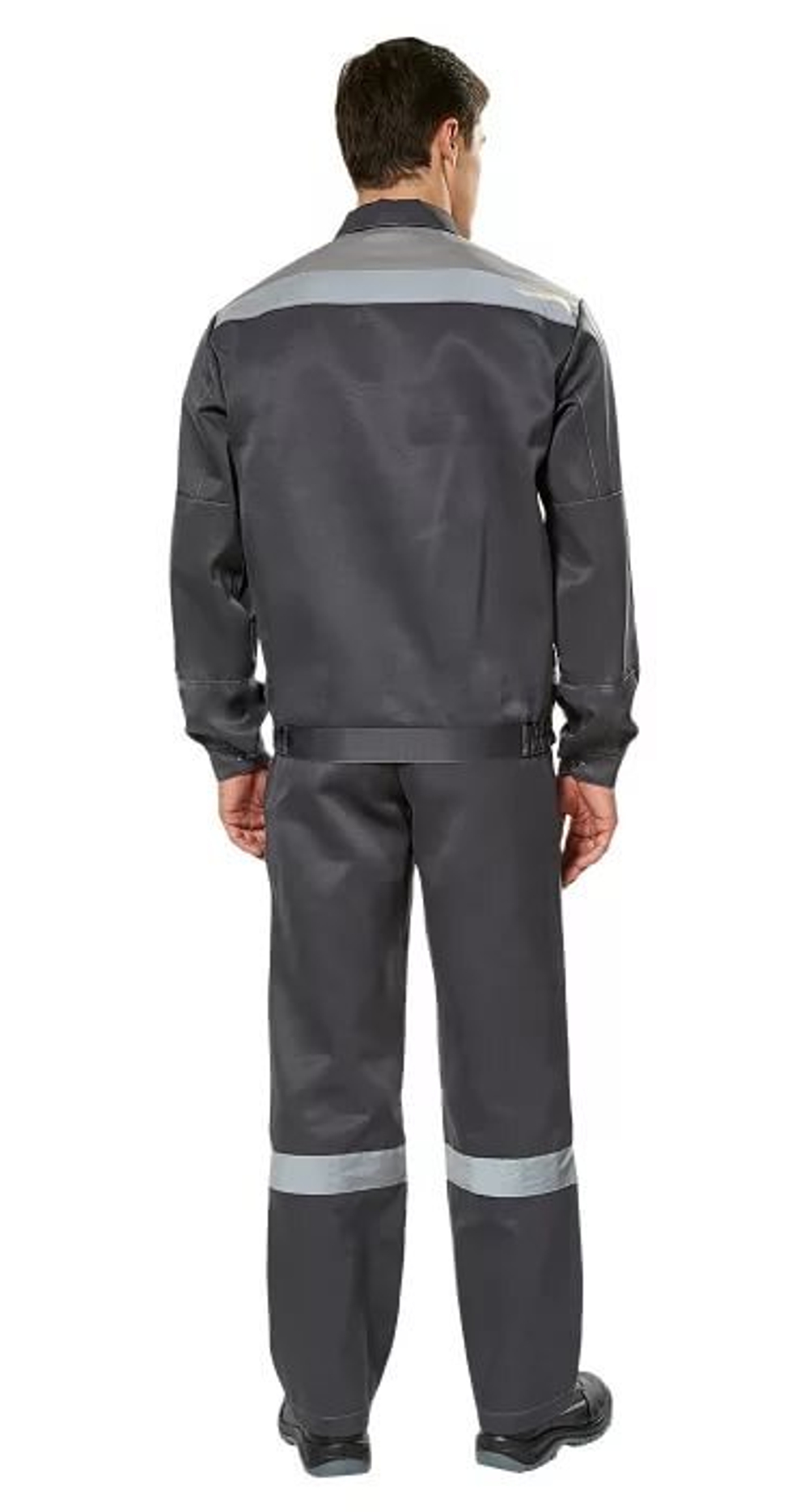 Костюм "ТИМБЕР" мужской (куртка и полукомбинезон), цвет: серый со светло-серым