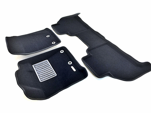 Коврики салона для LEXUS LX 570 (2012-) (с крепежом) Euromat 3D Business черные. Арт. EMC3D-005140