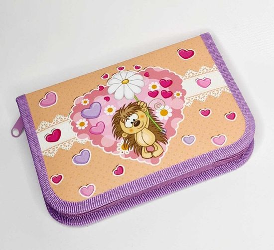 Пенал школьный с наполнением, Мотоциклист