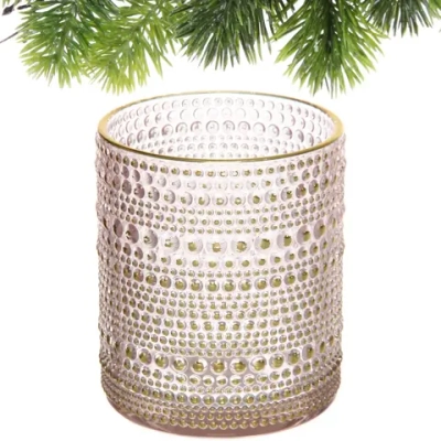 Подсвечник «Хрустальный блеск» 8,5*10 см, Розовый