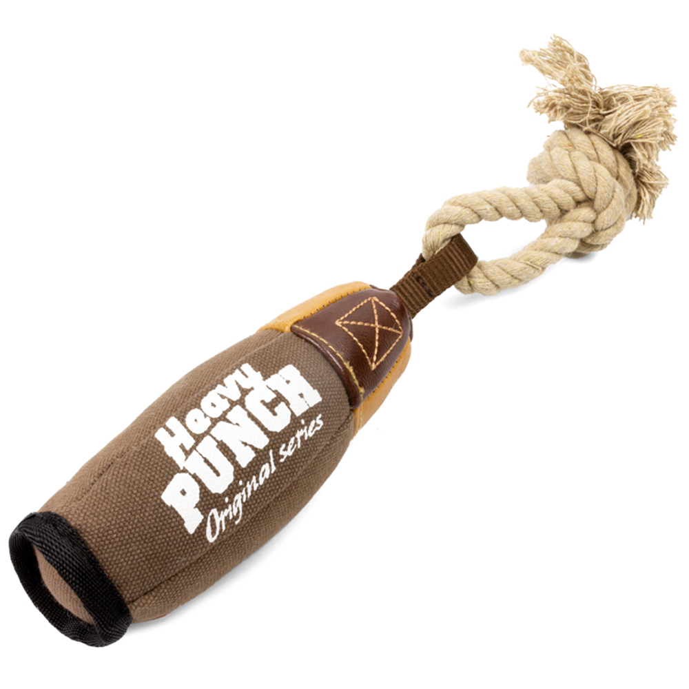 75437 Игрушка для собак боксерская груша с пищалкой 15см, серия heavy punch