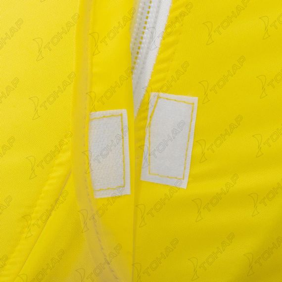 Палатка зимняя утепл. Куб Premium 1,8х1,8 желтый/серый (HS-WSCI-P-180YG) Helios