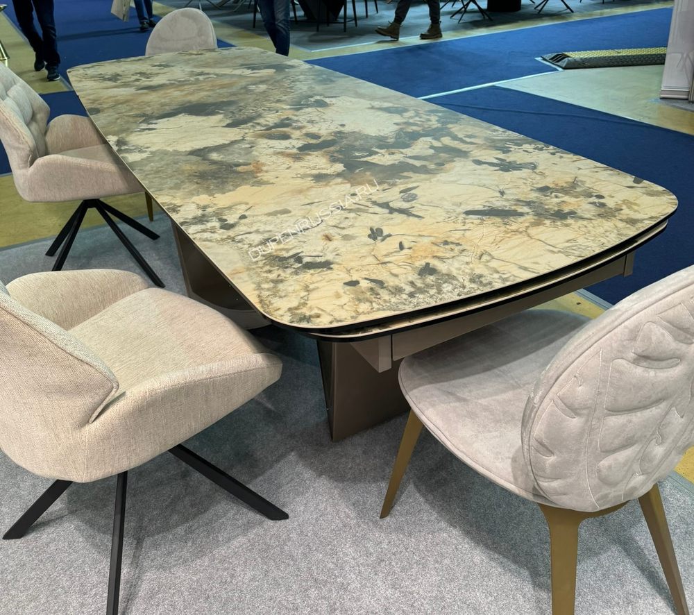 Стол DT2407 (200-300) TL-137 керамика/#23243 серый металлик