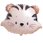 Шар Фольгированный Тигр акварель (Бежевый)