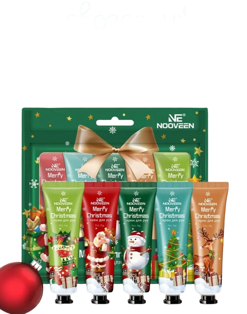 Крем для рук новогодний в ассортименте NOOVEEN, 1шт