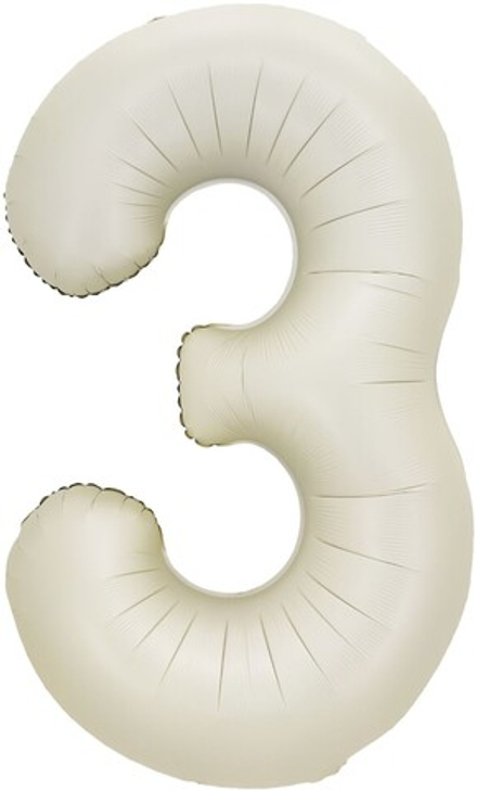 Цифра 3 Кремовый 40"