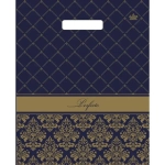 Пакет ПЭ с вырубной ручкой 37+3Тико (Перфекто вензель) Россия { (комплект 25 шт)