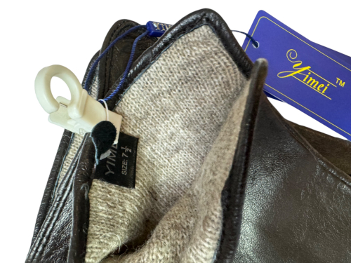 Перчатки. Женские. Материал верха: Кожаные. Подклад: Трикотаж-шерсть.10 шт в упаковке.