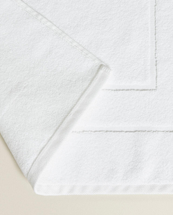 Zara Home - Нескользящий коврик для ванной из хлопка, белый, 55x80 см