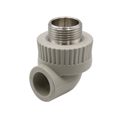 Уголок комб. нар 20х3/4'' EVER® plast   СЕРЫЙ (Россия)