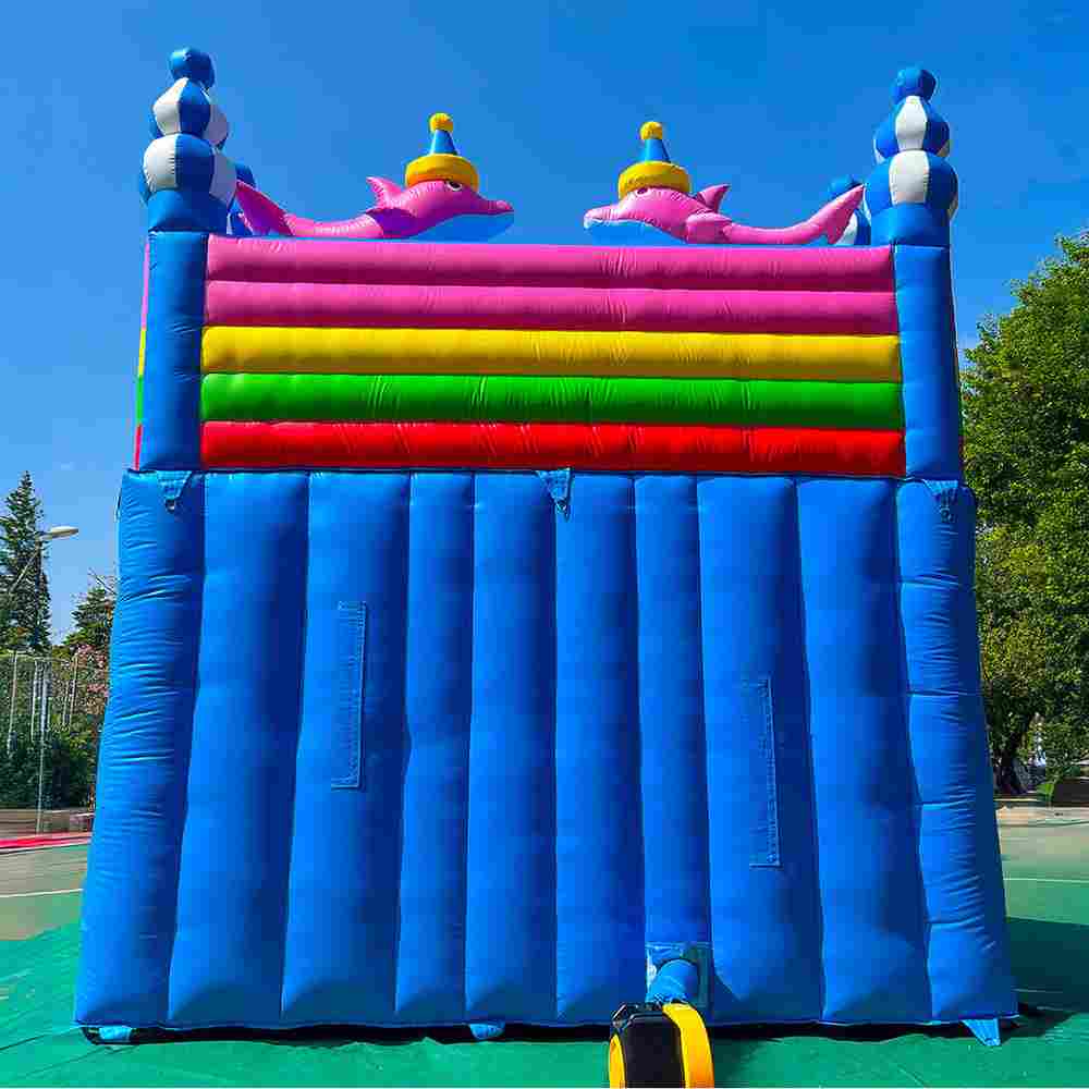 Коммерческий надувной батут «В гостях у дельфинов 2», 10*5*5 м