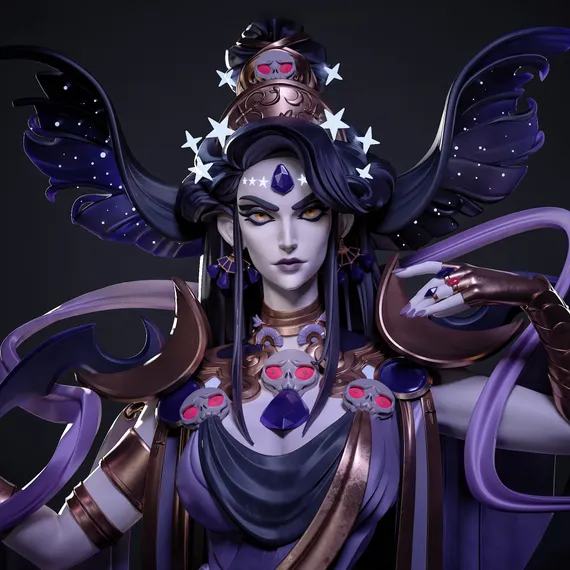 Nyx on the Сrescent Moon - Hades