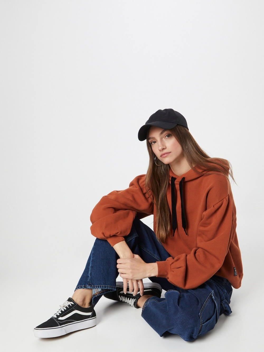 Толстовка женская LEVIS AKANE RUSCHED HOODIE NEUTRALS