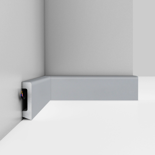 Плинтус напольный Decomaster ECO LINE D234-118 58х16х2400мм