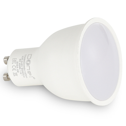 Donel, Светодиодная лампа 9Вт, MR16, 220В, GU10, 3000K, 720Лм, Ra>80, 110°, D50хH65мм, Dim Triac, Се