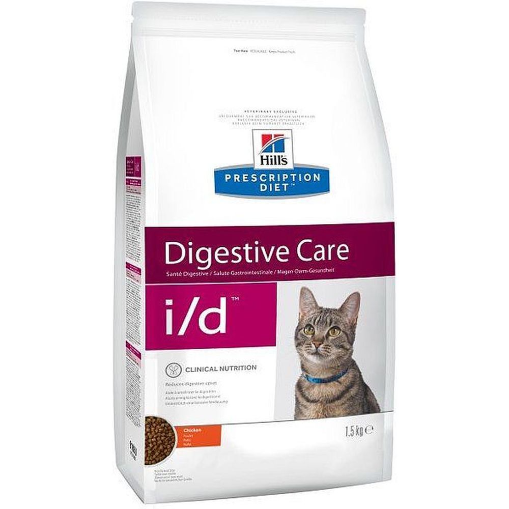 *Hill&#39;s PD i/d Digestive Care 1,5кг корм для кошек при заболеваниях пищеварительного тракта(Уценка)