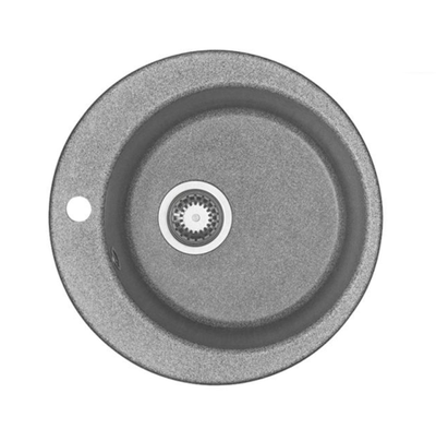 Кухонная Мойка Иверия Круглая 480 мм. серая NEW