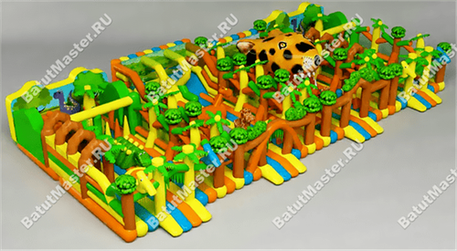 Коммерческий надувной батут "Остров фантазий"