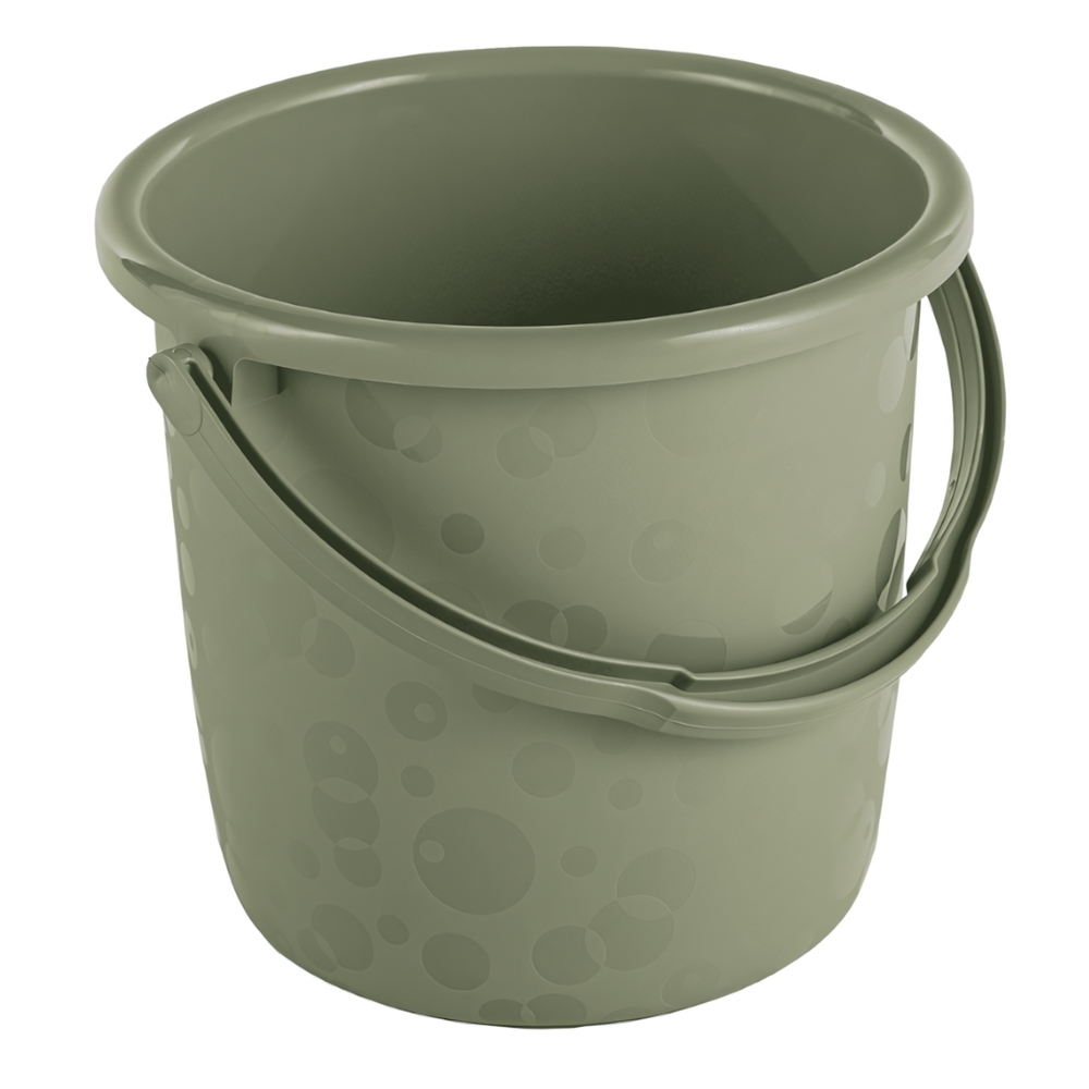 Ведро Люкс 12л цвет оливковый