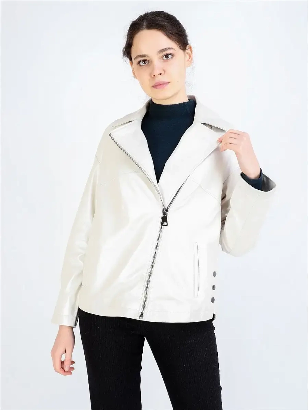 Женская кожаная куртка/натуральная кожа/косуха/Турция