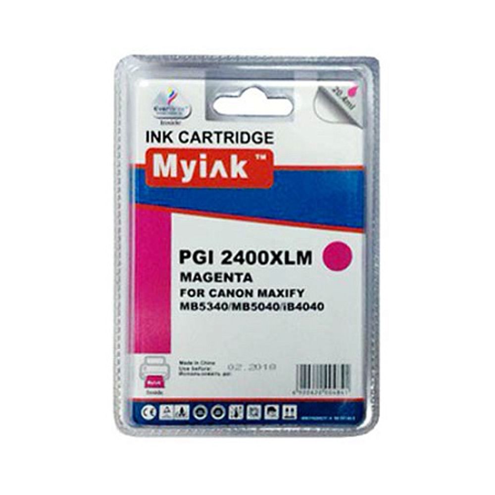 Картридж для CANON  PGI-2400XLM MAXIFY MB5340/MB5040/iB4040 Magenta (20,4ml, Pigment) MyInk