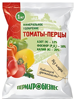 Минеральное удобрение для Томатов и перцев, 1 кг