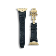 Ремешок для Apple Watch - Alligator Leather Blue