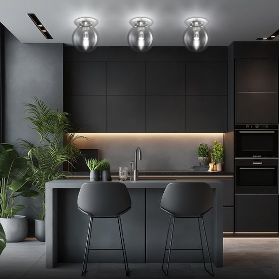 CL102510 Томми Хром+Дымч. Св-к Наст.-Потол