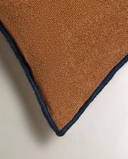 Zara Home наволочка декоративная из льна, терракотовый, 45x45 см