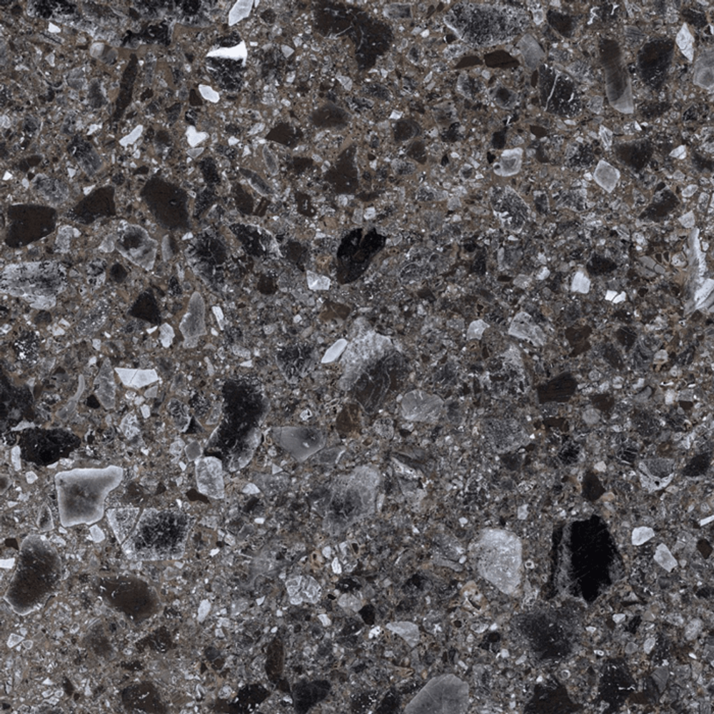 Kerranova Terrazzo Dark Grey 60x60