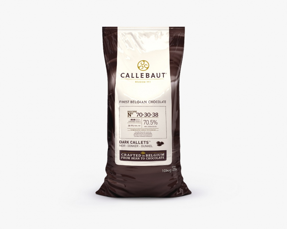 Шоколад Callebaut Горький 70.4% (Пакет 10 кг)