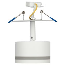 Светильник встраиваемый ЭРА DK114 WH под лампу GX53 поворотный белый | Встраиваемые светильники Для ламп GX53