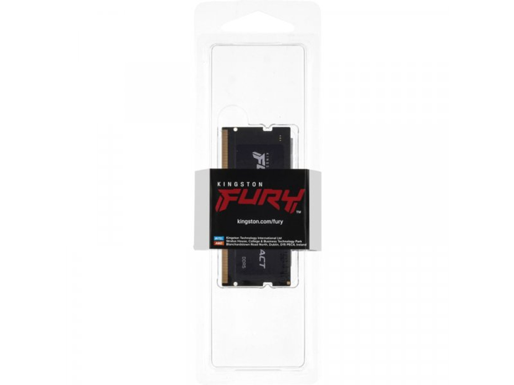 Оперативная память Kingston Fury Impact KF560S38IB-16, DDR5 1х 16ГБ 6000 МГц, SODIMM, RTL