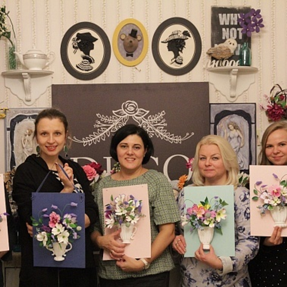 Паспарту отечественное. Основа для Весеннего проекта 2018. (синее)