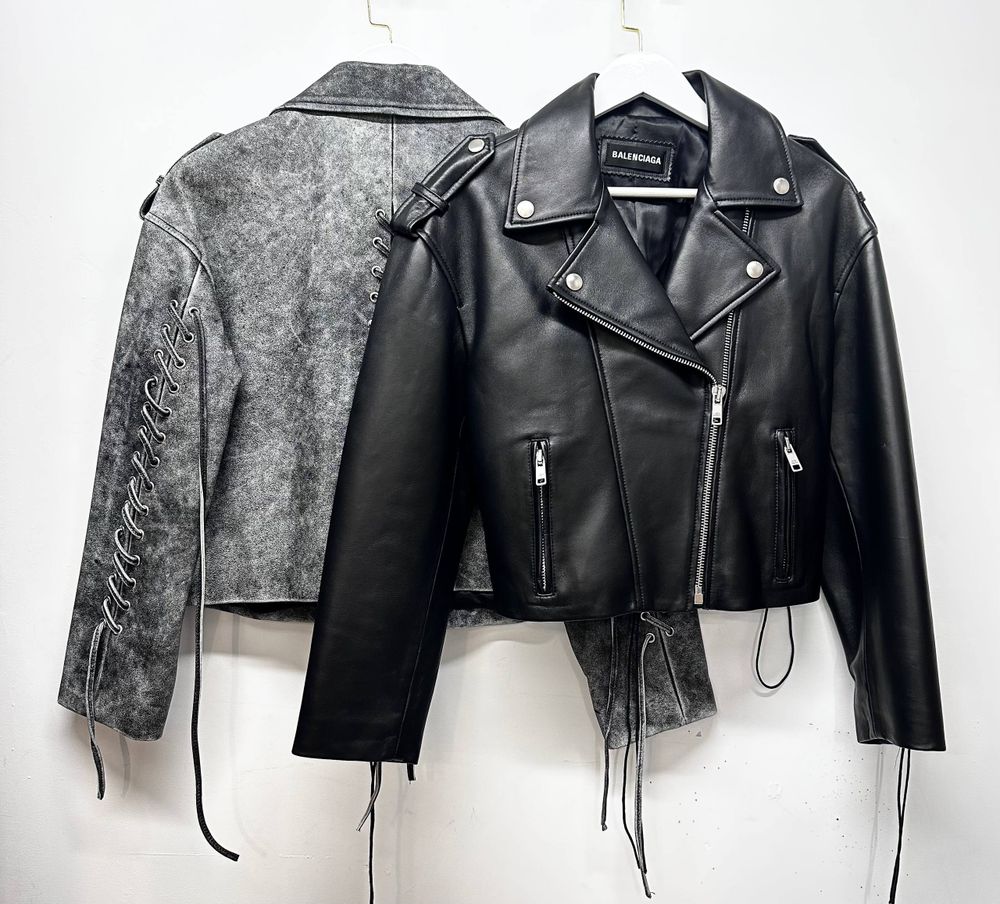 Кожаная куртка Balenciaga