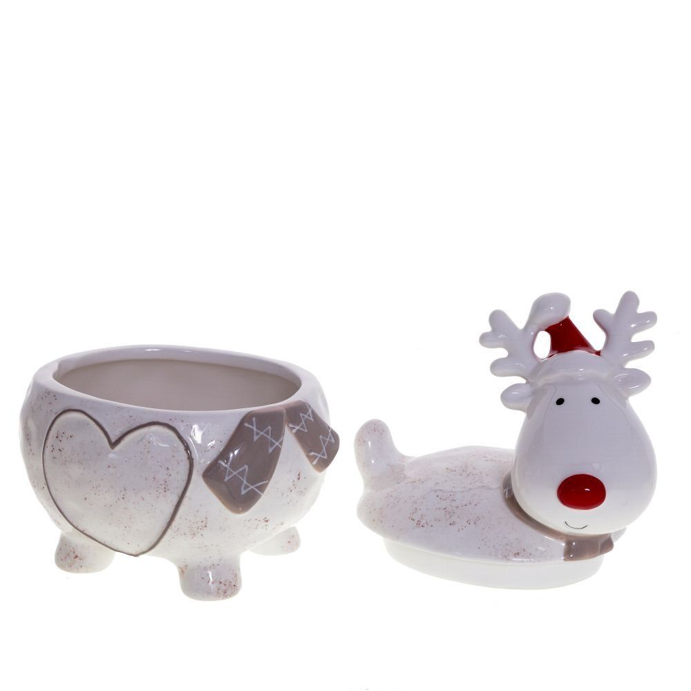 GAEM Конфетница "Северный олень", 600 мл, L14 W12 H18,5 см, 2в.