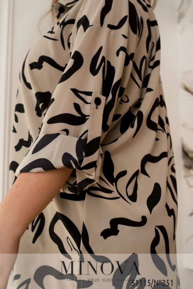 Блуза 251-бежевый Minova