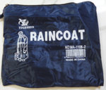 Плащ-дождевик синий