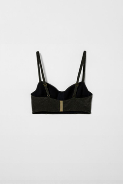 ZARA X KATE MOSS БЛЕСТЯЩИЙ ТОП, ЗОЛОТОЙ