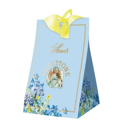 "Ameri" Кулич с изюмом и апельсиновыми цукатами в разноцветной упаковке 500 г