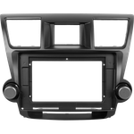 Комплект рамки с разъёмами 10" Toyota Highlander U40 2010-2013, без аварийки(крутилки муляж) - Car-Smart 7194F1