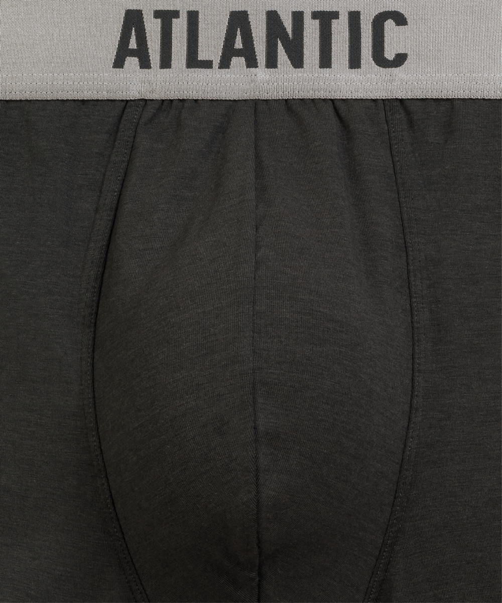 Мужские трусы шорты Atlantic, 1 шт. в уп., пима хлопок, темный хаки, MH-1203