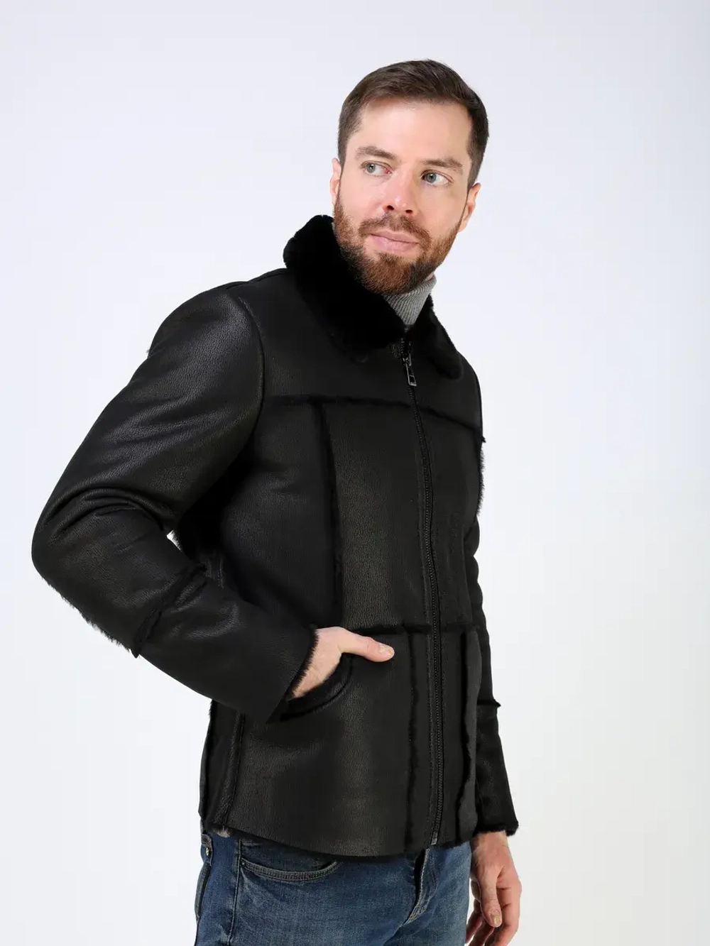 Дубленка зимняя натуральная