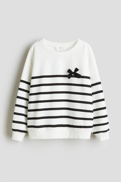 H&M Толстовка с принтом, белый