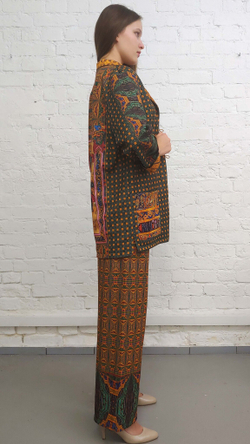 Комплект (двусторонний жакет и брюки) "Ирландская легенда"