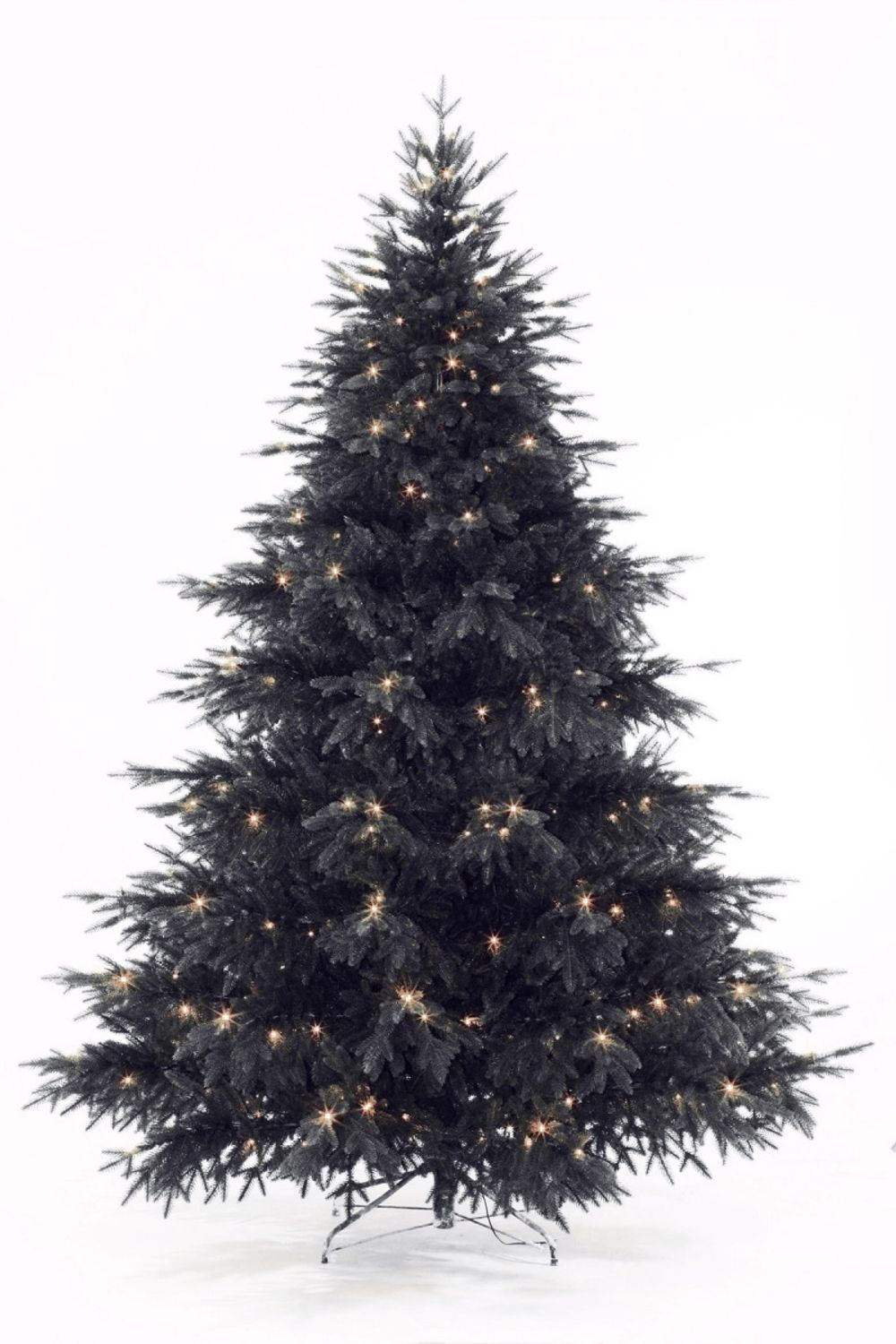 Искусственная елка «Престиж в черном» (литая хвоя) от 1,2 м до 3 м