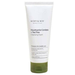 Mary&May Houttuynia Cordata + Tea Tree Cleansing Foam очищающая пенка для чувствительной кожи