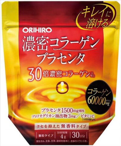 Порошковый Коллаген с плацентой и протеогликаном, Orihiro (Япония)